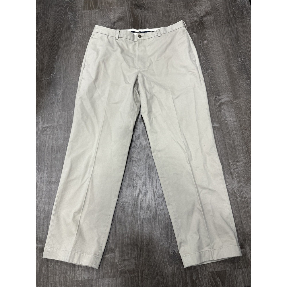Brooks Brothers Pants Mens 35x29 Beige Clark Advantage Chino Cotton Twill